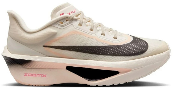 Кроссовки женские Nike Zoom Fly 6 Pale Ivory/Black/Crimson Tint/Sail - Фото 1 большая