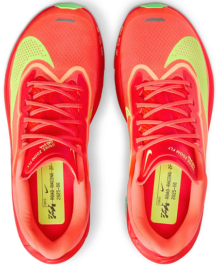 Кроссовки женские Nike Zoom Fly 6 Bright Crimson/Cave Purple/Lime Blast - Фото 3 большая
