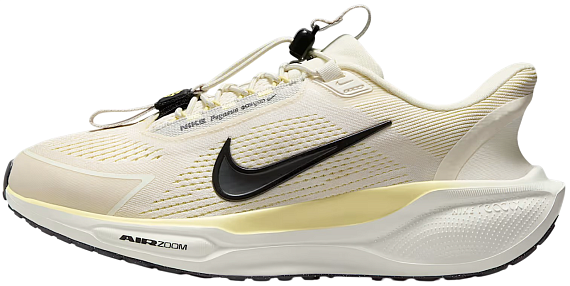 Кроссовки женские Nike Pegasus Easyon Pale Ivory/Black/Soft Yellow/Light Bone - Фото 3 большая