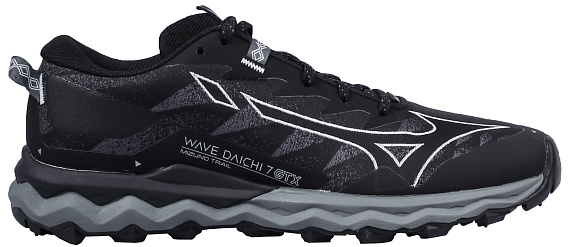 Кроссовки женские Mizuno Wave Daichi 7 Gtx Blk/Oblue/Sweather - Фото 1 большая