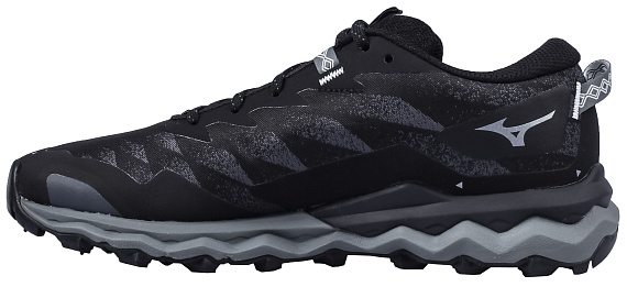 Кроссовки женские Mizuno Wave Daichi 7 Gtx Blk/Oblue/Sweather - Фото 2 большая