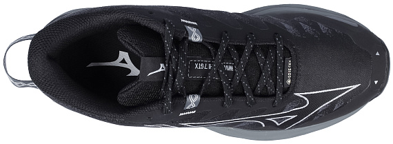 Кроссовки женские Mizuno Wave Daichi 7 Gtx Blk/Oblue/Sweather - Фото 5 большая