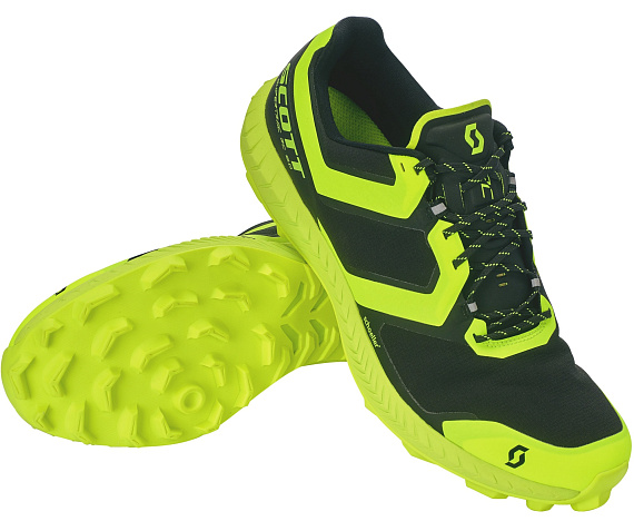 Кроссовки женские Scott Supertrac Rc 2 Black/Yellow - Фото 3 большая