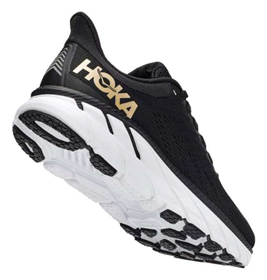 Кроссовки женские Hoka Clifton 7 Black/Bronze - Фото 6 большая