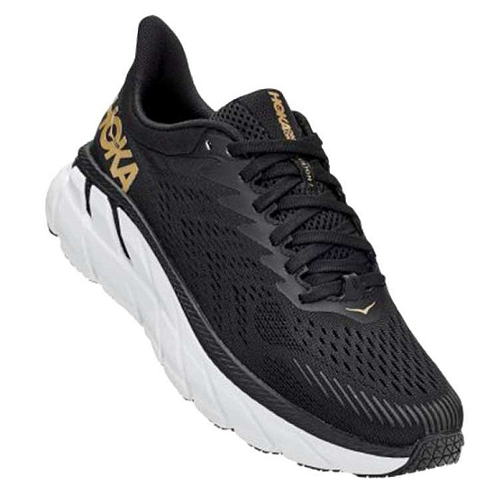 Кроссовки женские Hoka Clifton 7 Black/Bronze - Фото 7 большая