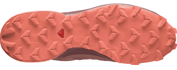 Кроссовки женские Salomon Speedcross 5 Brick Dust/Pers - Фото 7 большая
