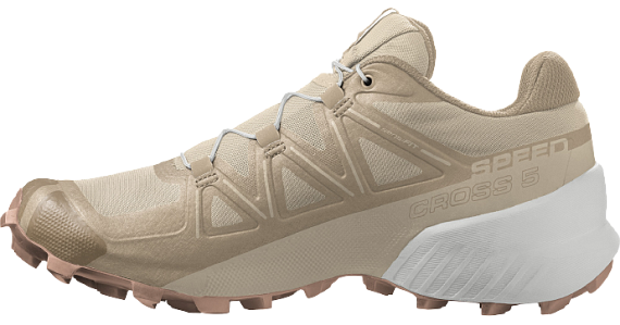 Кроссовки женские Salomon Speedcross 5 Bleached Sand/W - Фото 5 большая