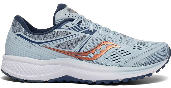 Кроссовки женские Saucony Omni 19 Sky/Storm - Фото 1 большая