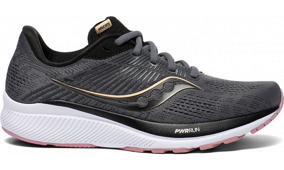 Кроссовки женские Saucony Guide 14 Charcoal/Rose - Фото 1 большая