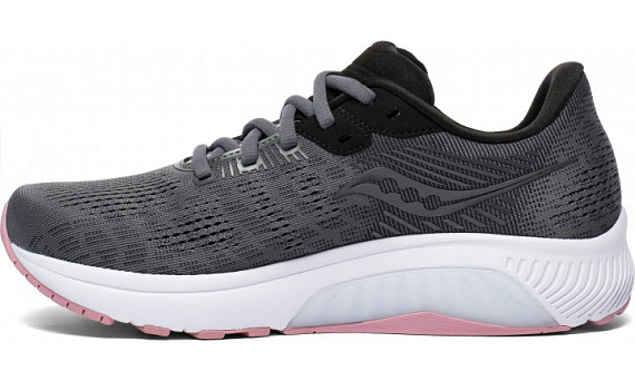 Кроссовки женские Saucony Guide 14 Charcoal/Rose - Фото 3 большая