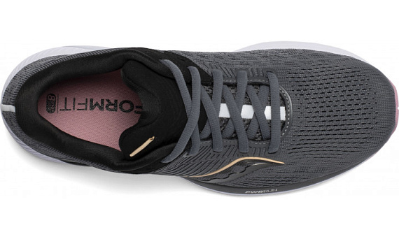 Кроссовки женские Saucony Guide 14 Charcoal/Rose - Фото 4 большая