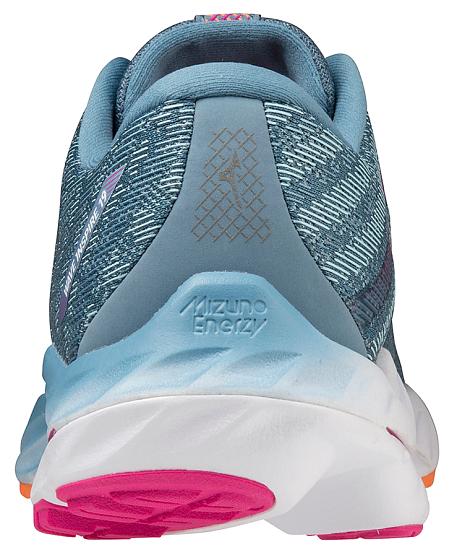 Кроссовки женские Mizuno Wave Inspire 19 ProvincBlue/White/807 C - Фото 4 большая