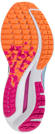Кроссовки женские Mizuno Wave Inspire 19 ProvincBlue/White/807 C - Фото 5 большая