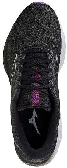 Кроссовки женские Mizuno Wave Inspire 19 Black/Silver/Bittersweet - Фото 3 большая