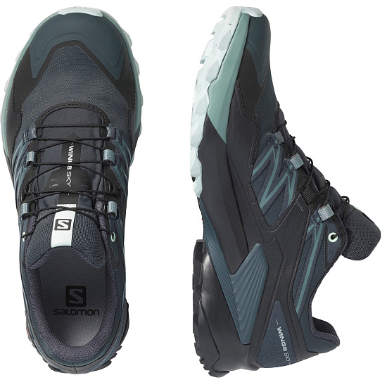 Кроссовки женские Salomon Wings Sky Gtx India Ink/Black/Opal Blue - Фото 2 большая