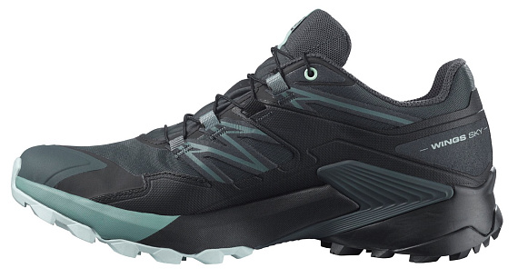 Кроссовки женские Salomon Wings Sky Gtx India Ink/Black/Opal Blue - Фото 7 большая