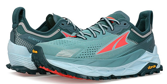 Кроссовки женские Altra Olympus 5 Dusty Teal - Фото 4 большая