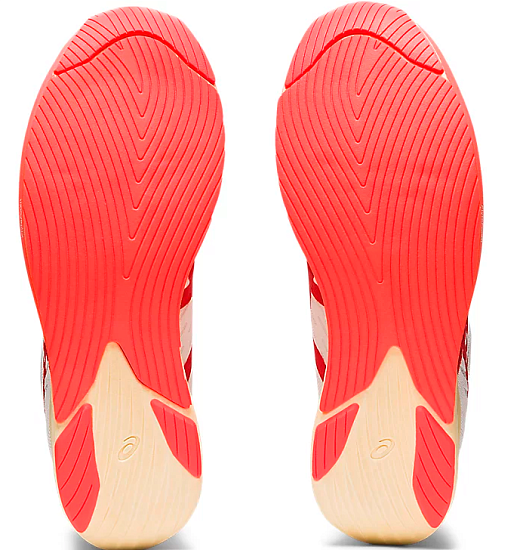 Кроссовки женские ASICS Metaracer White/Sunrise Red - Фото 7 большая