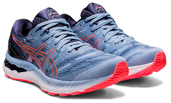 Кроссовки женские ASICS Gel-Nimbus 23 Mist/Blazing Coral - Фото 2 большая