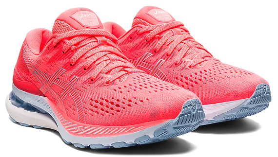 Кроссовки женские ASICS Gel-Kayano 28 Blazing Coral/Mist - Фото 2 большая