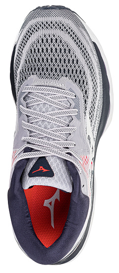 Кроссовки женские Mizuno Wave Sky 4 Св.Сер/Зол/Чернильн - Фото 3 большая