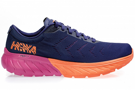 Кроссовки женские Hoka Mach 2 Medieval Blue/Very Berry - Фото 1 большая