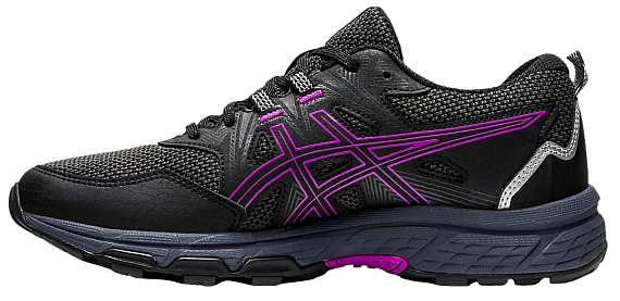 Кроссовки женские ASICS Gel-Venture 8 Black/Orchid - Фото 4 большая