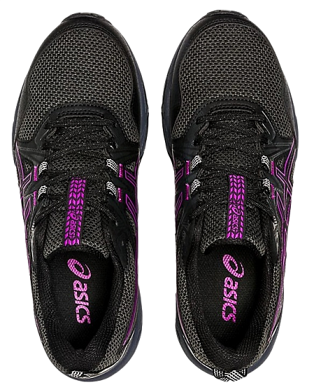 Кроссовки женские ASICS Gel-Venture 8 Black/Orchid - Фото 6 большая