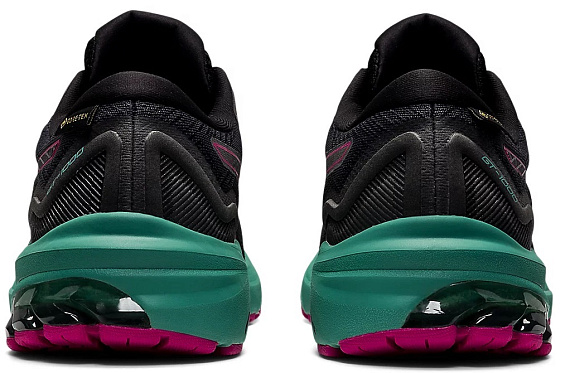 Кроссовки женские ASICS GT-1000 11 Gtx Black/Fuchsia Red - Фото 5 большая