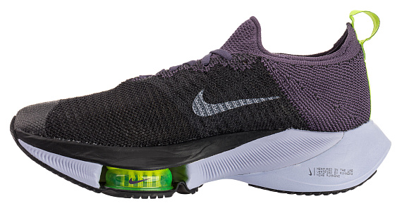 Кроссовки женские Nike Air Zoom Tempo Next% Dark Raisin/Ghost-Black-Volt - Фото 9 большая