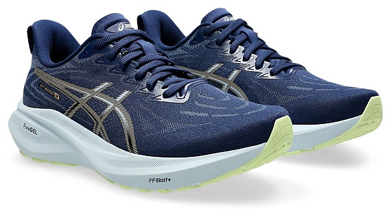 Кроссовки женские ASICS Gt-2000 13 Blue Expanse/Champagne - Фото 3 большая