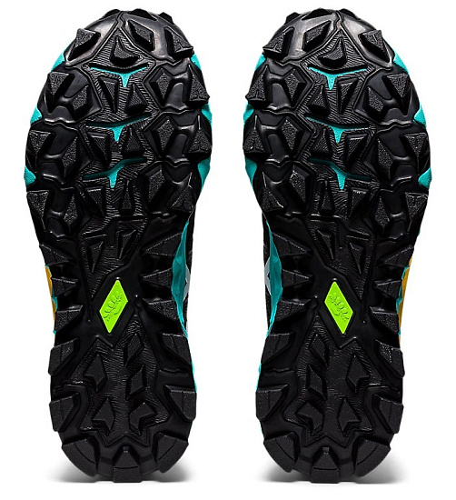 Кроссовки женские ASICS Gel-Fujitrabuco 8 G-Tx Black/White - Фото 3 большая
