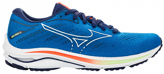 Кроссовки женские Mizuno Wave Rider 25 син/св.гол/роз - Фото 1 большая
