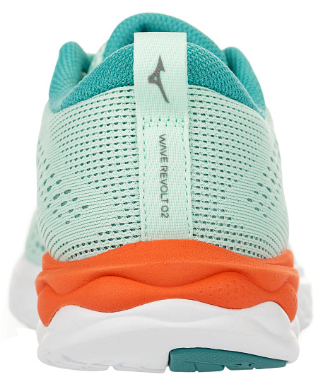 Кроссовки женские Mizuno Wave Revolt 2 св.гол/бел/корал - Фото 3 большая