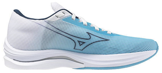 Кроссовки женские Mizuno Wave Rebellion Sonic 2 River Blue/Blue Wing Teal/Whit - Фото 4 большая