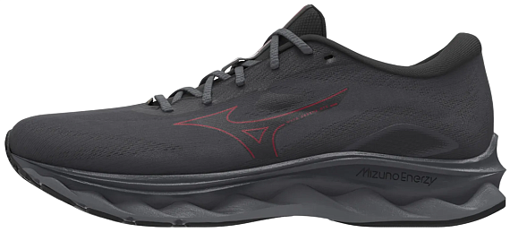 Кроссовки женские Mizuno Wave Serene Gtx Ebony/Rumba Red/Black - Фото 8 большая