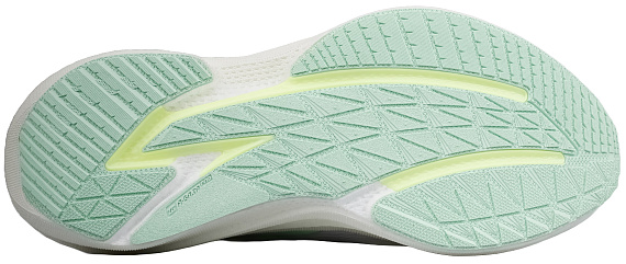 Кроссовки женские Anta Mach V Beige/Neon Green - Фото 4 большая
