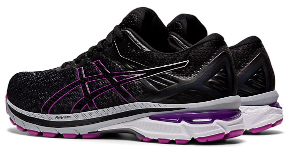 Кроссовки женские ASICS GT-2000 9 GTX Black/Marigold Orange - Фото 6 большая