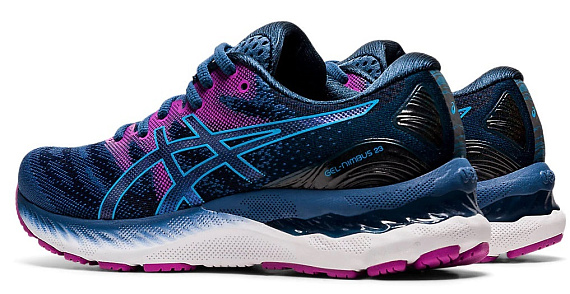 Кроссовки женские ASICS Gel-Nimbus 23 Grand Shark/Digital Aqua - Фото 7 большая