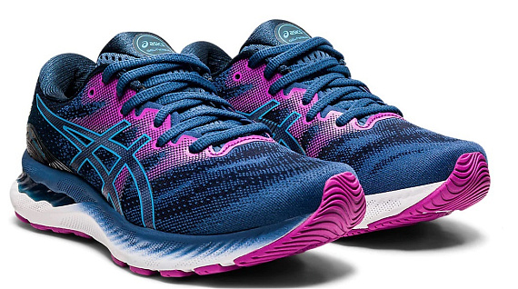 Кроссовки женские ASICS Gel-Nimbus 23 Grand Shark/Digital Aqua - Фото 8 большая