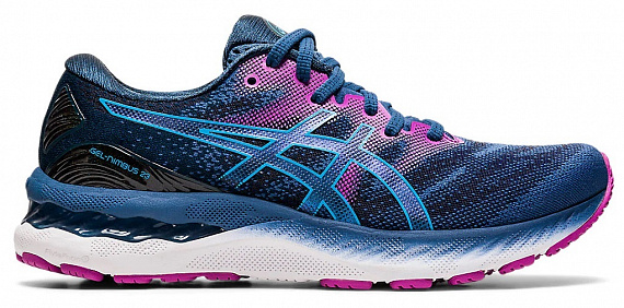 Кроссовки женские ASICS Gel-Nimbus 23 Grand Shark/Digital Aqua - Фото 1 большая