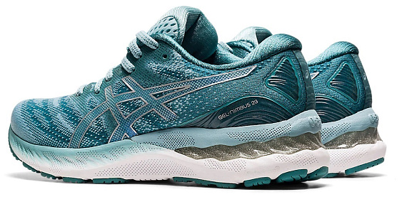 Кроссовки женские ASICS Gel-Nimbus 23 Smoke Blue/Pure Silver - Фото 7 большая