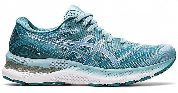 Кроссовки женские ASICS Gel-Nimbus 23 Smoke Blue/Pure Silver - Фото 1 большая