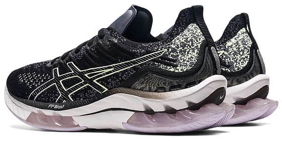 Кроссовки женские ASICS Gel-Kinsei Blast Black/Illuminate Yellow - Фото 3 большая