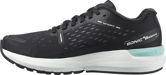 Кроссовки женские Salomon Sonic 4 Balance Black/Wht/Bl - Фото 4 большая