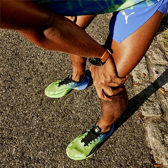 Кроссовки женские Puma Fast-R Elite Elektrocharged Royal Sapphire-Fizzy Lime - Фото 7 большая