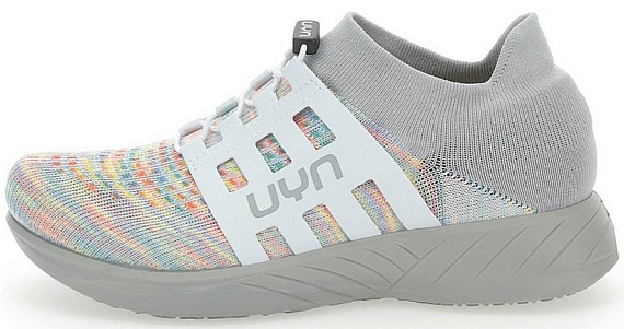 Кроссовки женские UYN Rainbow Tune Grey Sole White/Multicolor - Фото 1 большая