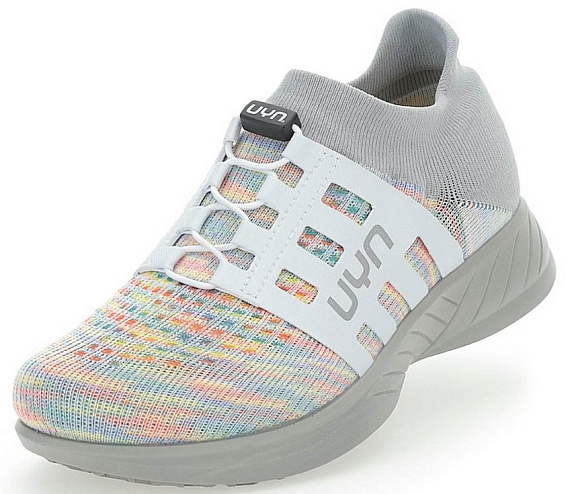 Кроссовки женские UYN Rainbow Tune Grey Sole White/Multicolor - Фото 5 большая