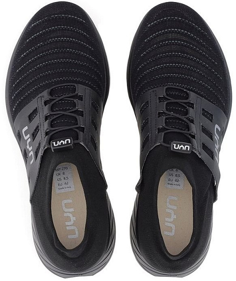 Кроссовки женские UYN Ecolypt Tune Black Sole Black - Фото 4 большая