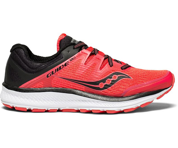 Кроссовки женские Saucony Guide ISO ViZiRed/Black - Фото 1 большая